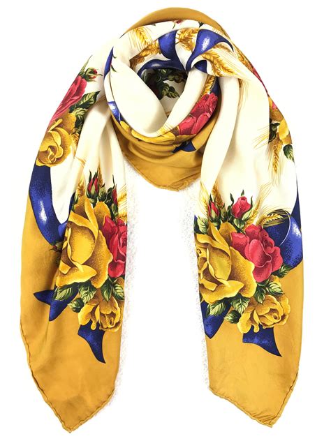 dior vintage silk scarf